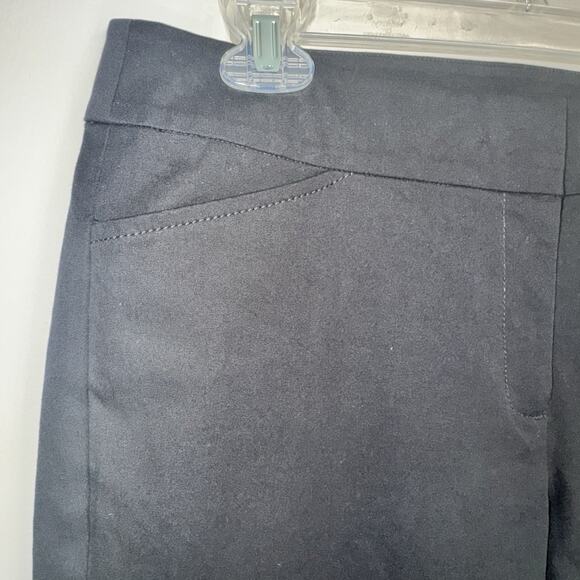 Eileen Fisher Pants Trousers Black Career Womens Sz Small Organic Cotton Stretch - Picture 3 of 11